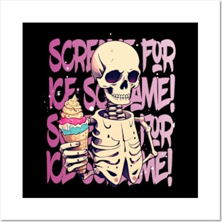 Scream for ice scream Posters and Art